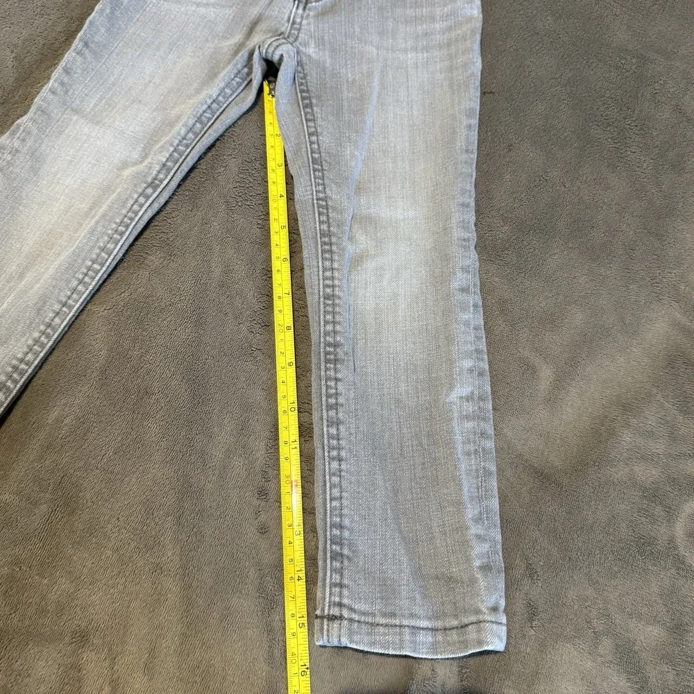 Ralph Lauren Boys' Smoke Grey Distressed Skinny Jeans 4 T